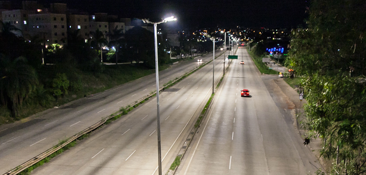 Iluminação pública de Belo Horizonte é modernizada com tecnologia LED