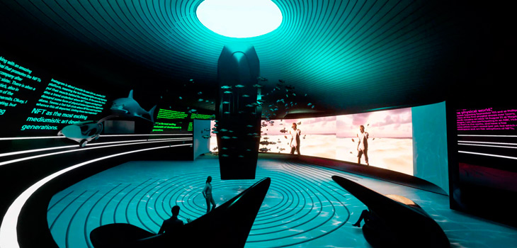 Metaverso é explorado em galeria virtual criada pelo escritório Zaha Hadid Architects