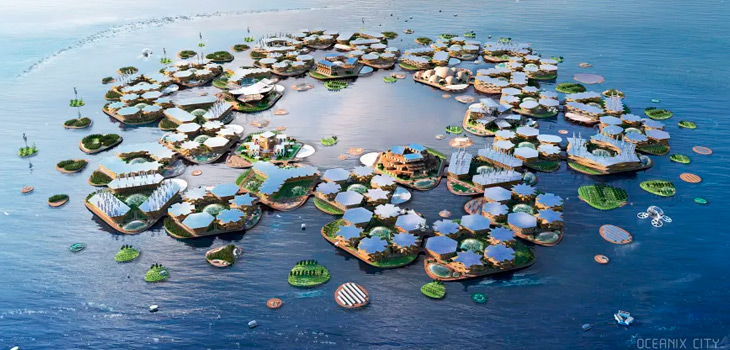 Coreia do Sul pretende construir cidade flutuante que receberá até 10 mil moradores