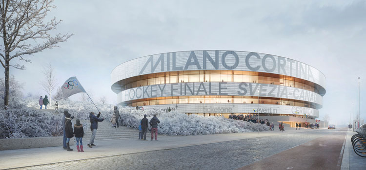 Projeto para a arena dos Jogos Olímpicos de Inverno de Milão é divulgado