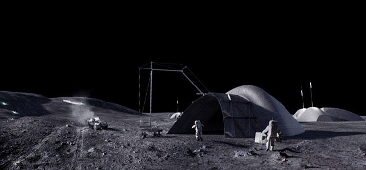 NASA desenvolve estrutura impressa em 3D para proteger astronautas na Lua